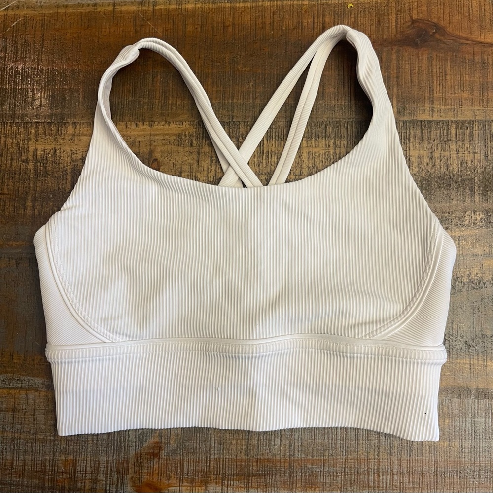Iululemon ribbed energy long line bra